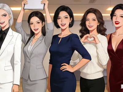 坏了，被公司里的美女包围了