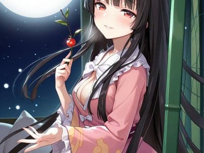 和极度抖m的不死人蓬莱山辉夜进行无界限的性爱（虐）吧~