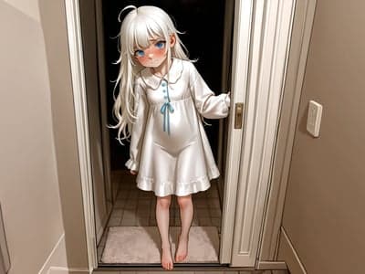 与外界断联的迷糊少女被迫向你求助