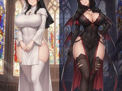 ❤️圣洁修女妈妈还是❤️淫荡魅魔女王