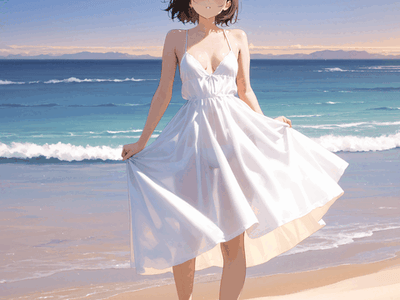 沙滩小镇💕邂逅属于你的海边少女