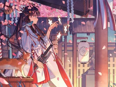 入赘巫女神社，然后成为继承人