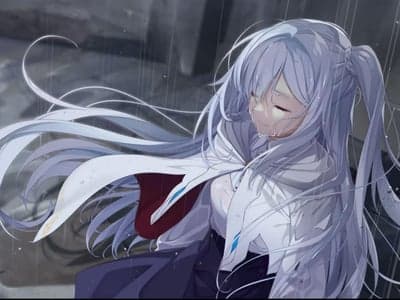 💧 雨城·落难的她