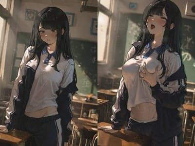 ‘磨桌角’的班花，被回教室的我撞见了
