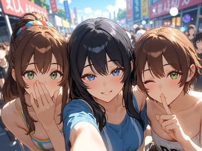 跟青梅与她闺蜜的漫展一日游