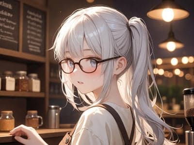 奶茶店的巨乳眼镜萌妹打烊后天天跟我做爱