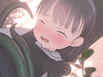 触手の森的幼嫩祭品：小穴初尝禁忌的甜美
