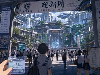 🏛️水上学园都市：天极枢🌿 灵气只有C的我，🔥怎么可能帮妳们赢下寰宇演武!？💦