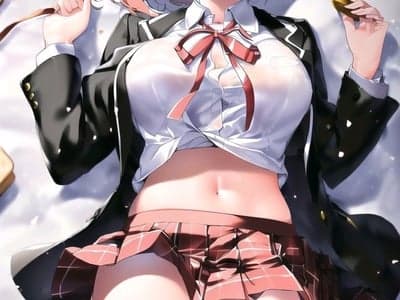 赶公交的少女小洁