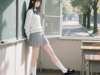 清冷白月光校花同桌身体竟然非常敏感，把她调教成反差母狗吧