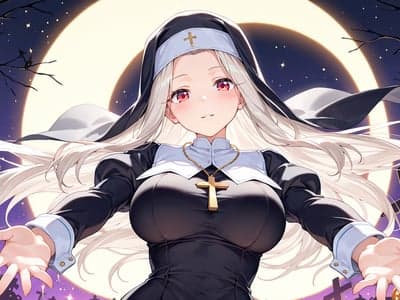 ✝️主啊，请宽恕我✝️圣洁的咏者竟在审判官的肉棒下唱出淫荡的赞歌