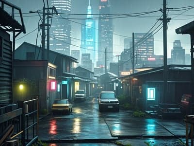 赛博大都市的阴影下挣扎