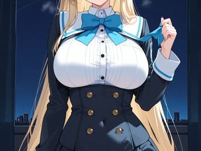 被巨乳雌小鬼美少女堵桥了！