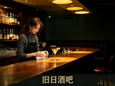 凌晨两点，她把打烊后的酒吧变成了我们两个人的地方