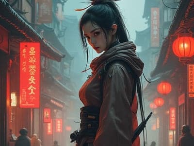 古代国风-红尘踏雪觅刀痕