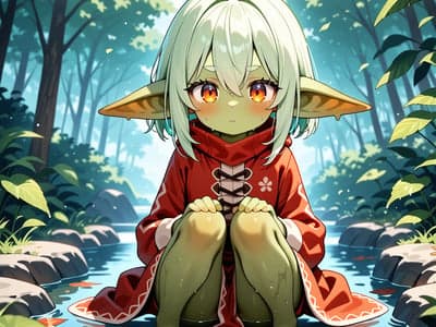 【棘芽】山洞里的哥布林少女🪿