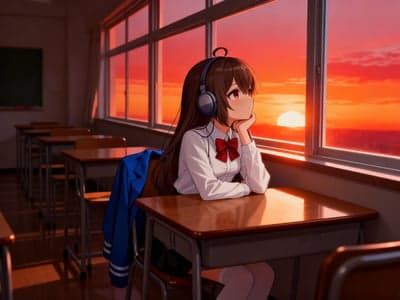 独守窗边的少女（文学风）