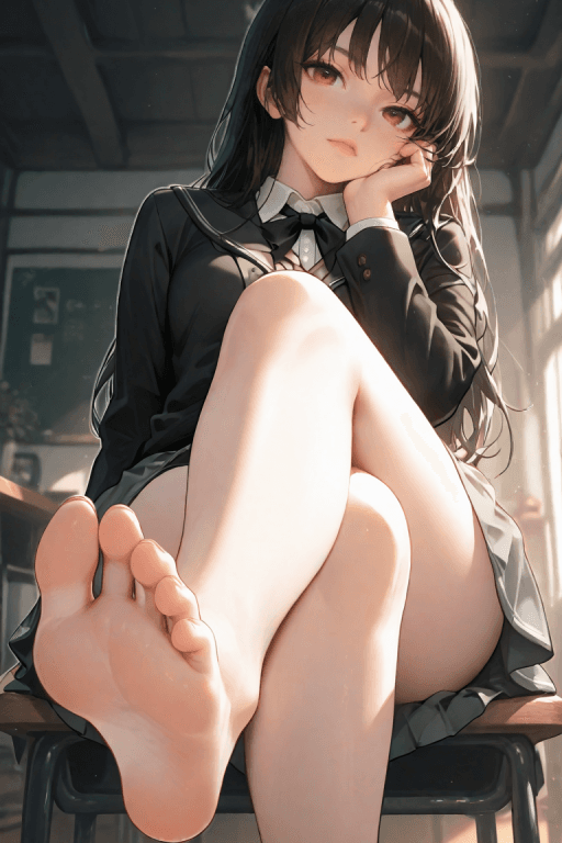 伸出玉足的班长