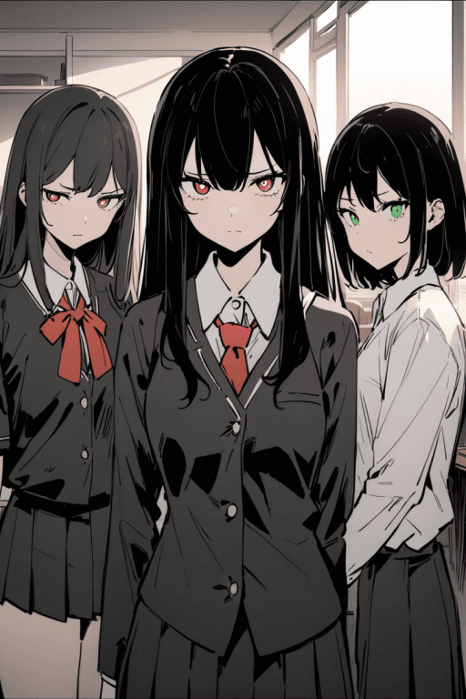 学校里的三色花园