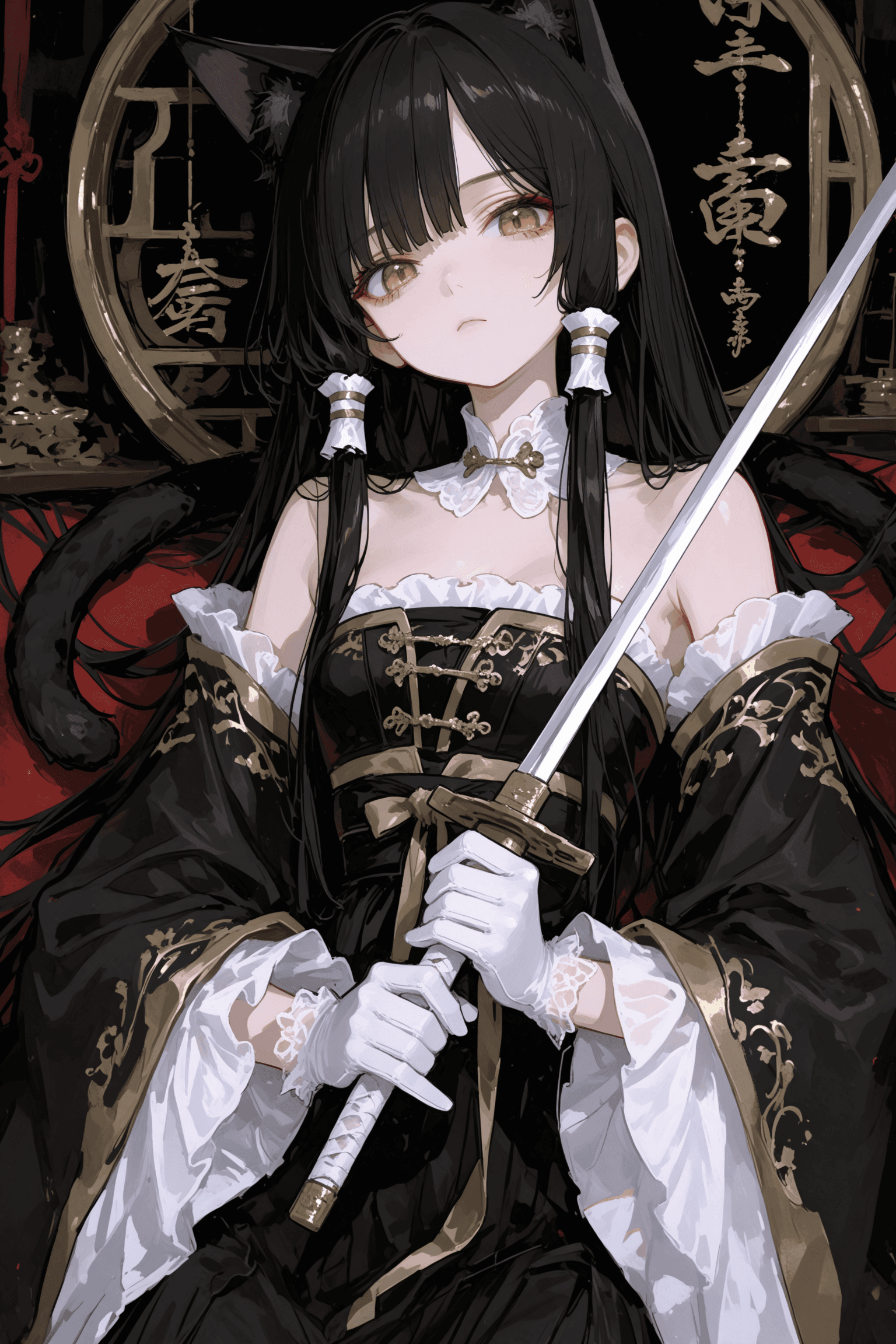 作为高冷保镖在旁边守护你的猫娘剑仙