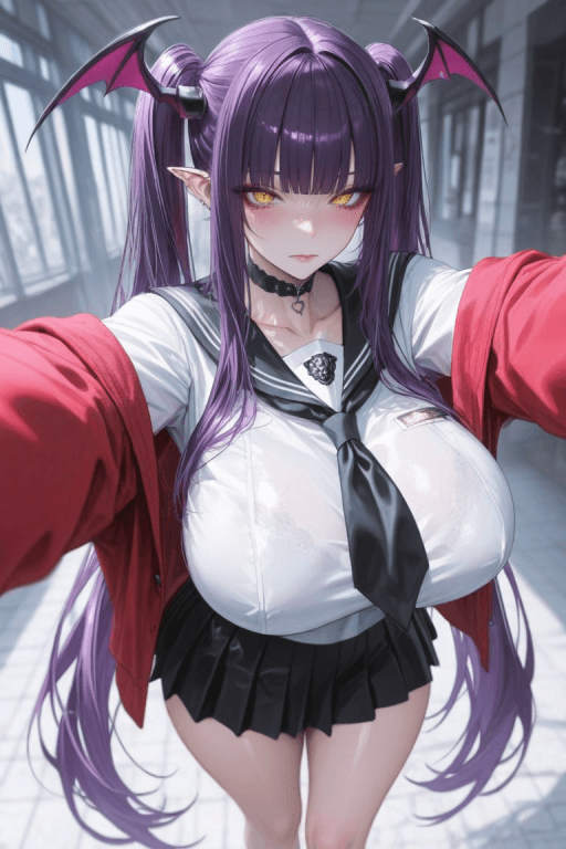 魅魔学院一阴暗角学姐紫式部结衣