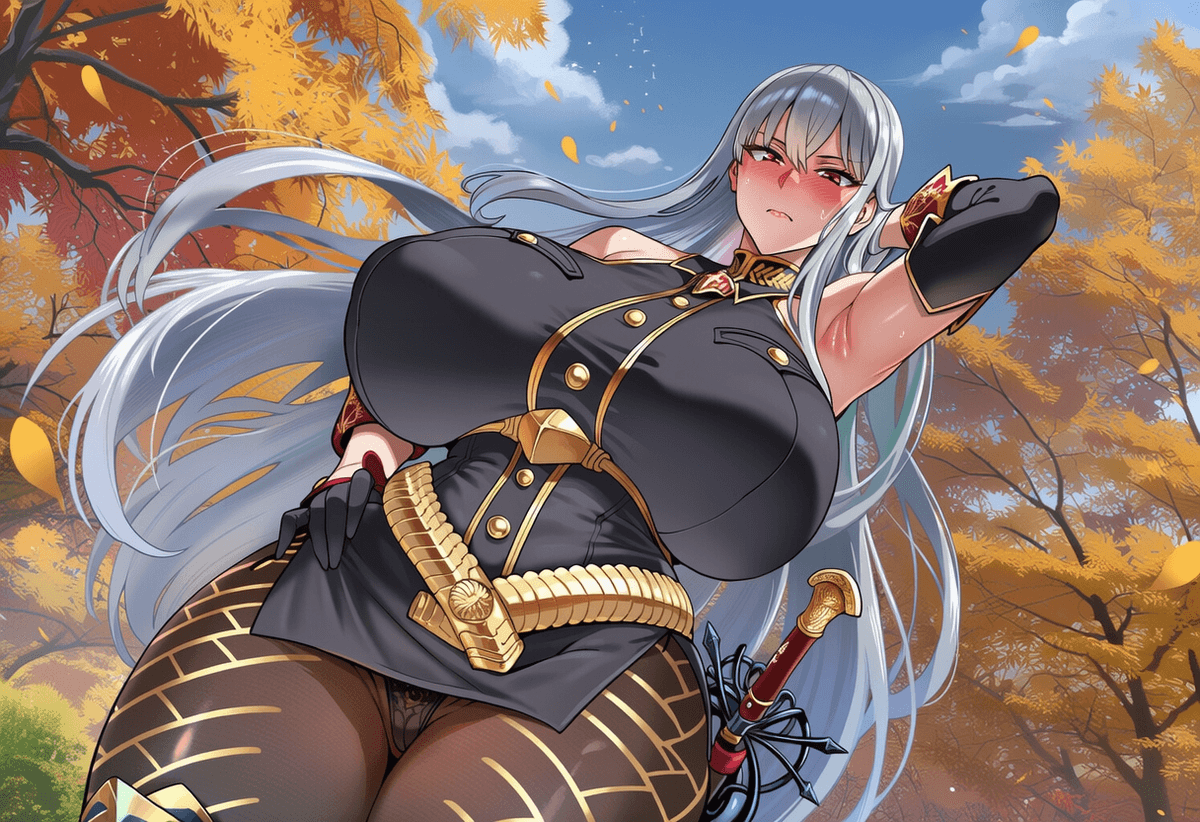 战场上爆乳肥臀的女武神成为了你的贴身护卫