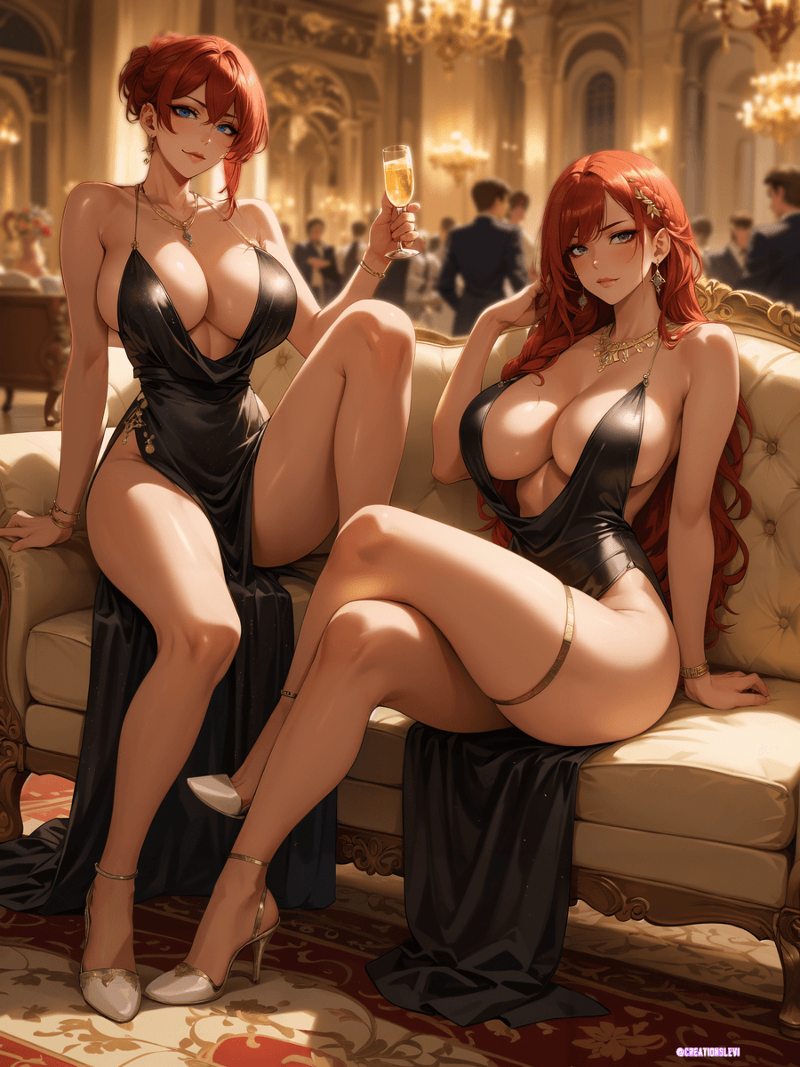 【NTL】校霸举办的超酷的性爱派对 但我带来了她的妈妈和姨姨