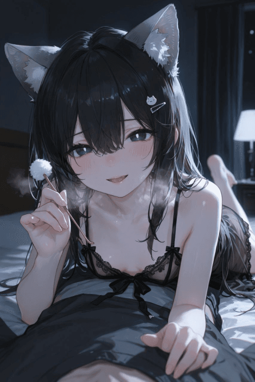 被傲娇猫娘妹妹舔耳朵的日常