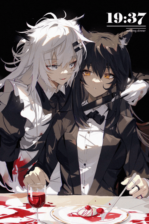 玉京夜行录——【白狼与灰狼 × 电车厢内不断猥亵~ · 博士被前后夹击的跨年夜】【德克萨斯、拉普兰德,肉卡色色向】【女博】···